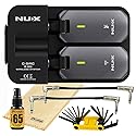 Tonebird NUX C-5RC Wireless Guitar System 5.8GHz Transmitter and Receiver Auto Match, Charging Case Patch Cable, Polish, Tool Bundle