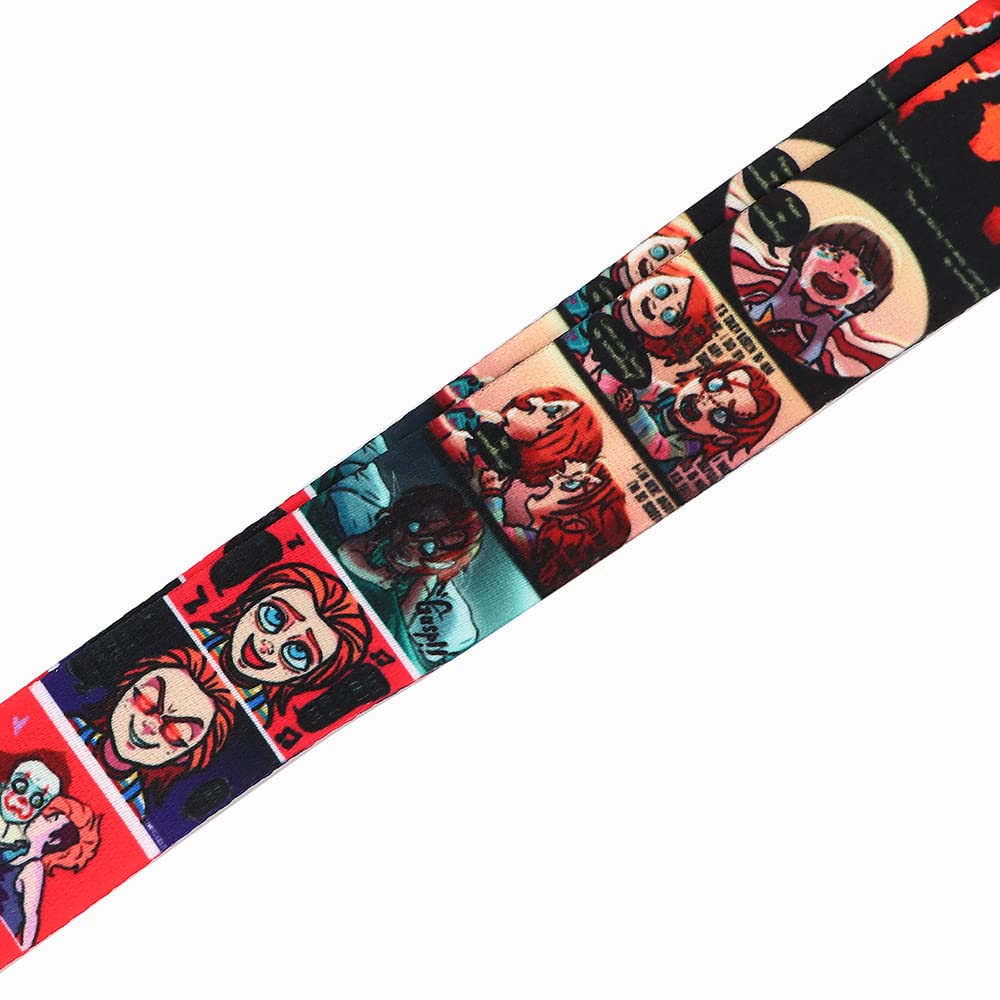 Chucky Child's Play Horror Movie 17.7" Neck Lanyard Keychain Holder ID Badge Mobile Phone Pin Strap by Pinstant