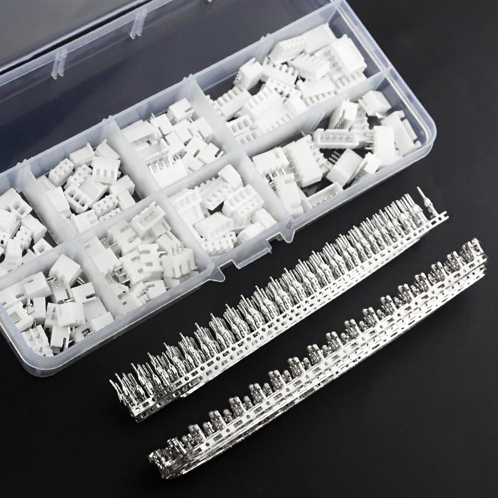 XINGYHENG 560Pcs Pin housing and Male/Female Pin Head Connector Adapter Plug Set(Compatible with 2.54mm JST-XHP2/3/4/5)