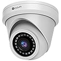 4COVR 4K PoE Security IP Camera Outdoor IP67, 8MP UHD Wired Surveillance Dome Camera with Smart Human/Vehicle Detection, 110° Wide View Angle 2.8mm