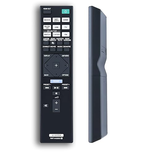 RMT-AA320U Replacement Remote Control for Sony STR-DN1080 STRDN1080 STR-DH770 STR-ZA810ES STRZA810ES STR-DN1070 AV Receiver