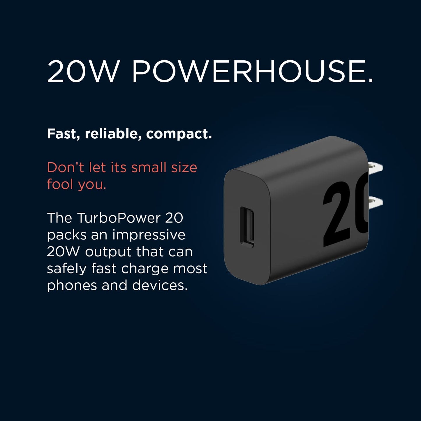 Motorola TurboPower 20 QC3.0 Charger with 1m USB-A to USB-C Cable for Moto G Play (2023/2024), G Power (2022/2023 5G), G Stylus (2022/2022