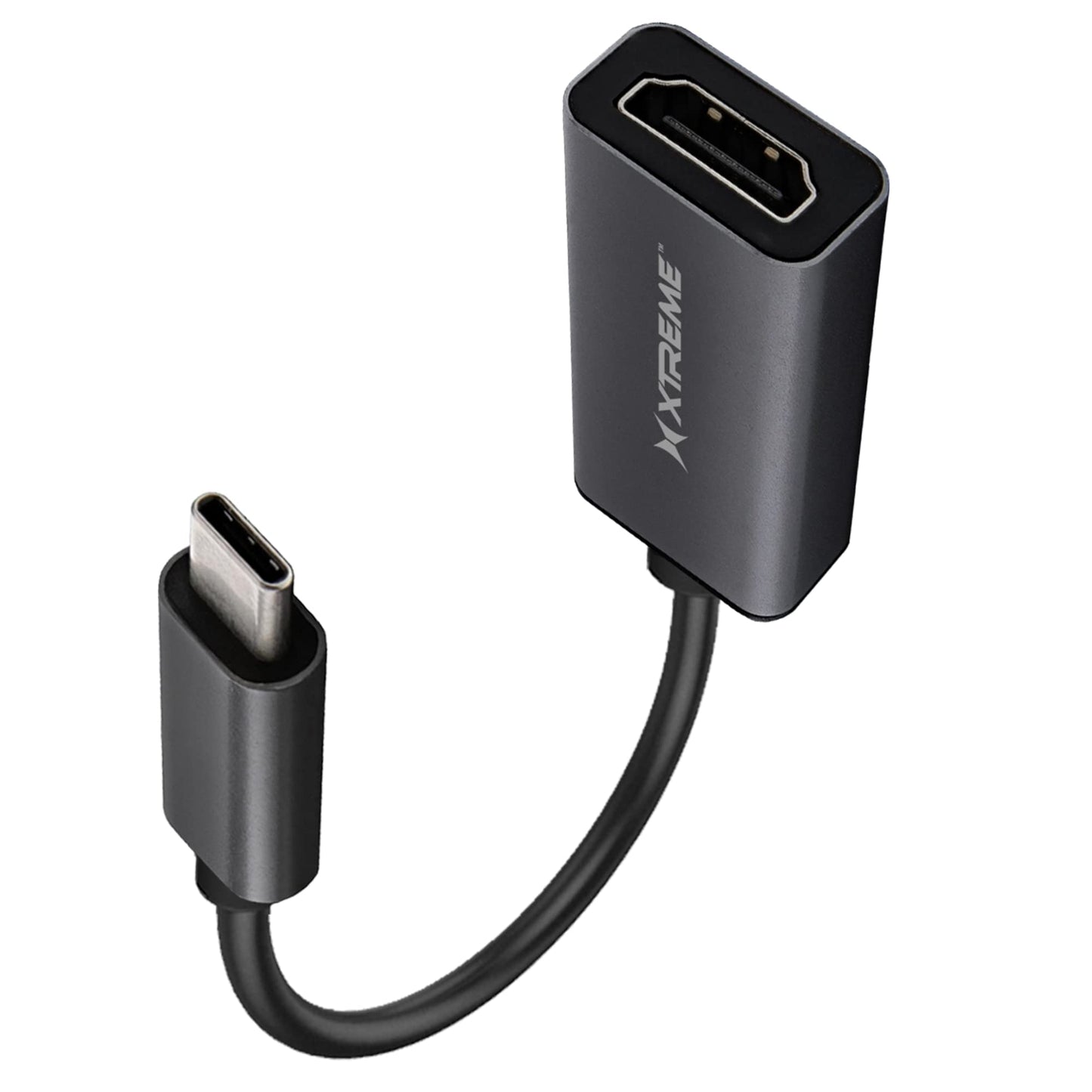 Xtreme USB-C to HDMI Adapter, Connect USB-C Phones, Tablets, & Laptops to HDMI TVs, Monitors, & Projectors, Screen Mirror Audio and Video, Supports