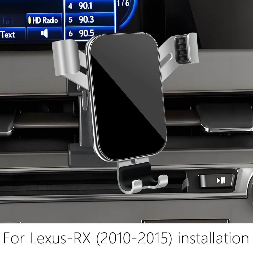 LUNQIN Car Phone Holder for Lexus RX 2010 2011 2012 2013 2014 2015 RX350 RX450h Auto Interior Accessories Best Cell Phones Mount Cellphone Mobile