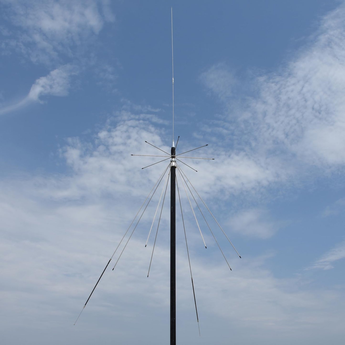Tram® 300-Watt/200 Watt Broad-Band Scanner 25 MHz to 1,300 MHz Super Discone Stainless Steel Base Antenna with Added CB Transmit Bands