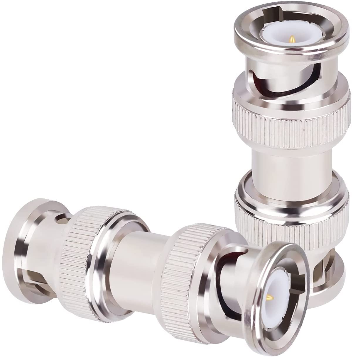 BeElion 15-Pack BNC Male to Male Coaxial Coupler Straight Adaptor Connector M/M