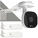 HIGCPTP 2PC Metal Wall Mount for myQ Smart Garage Security Camera, with Two mounting Options, Flexible Positing Your Camera for Better View Angle