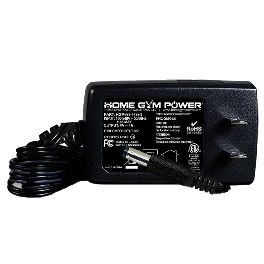 Home Gym Power Schwinn 220, 225, 230, 250 and 270 Wall Plug AC Adapter/Power Cord