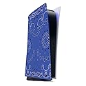 MightySkins Gaming Skin for PS5 / Playstation 5 Digital Edition - Blue Bandana | Protective Viny wrap | Easy to Apply and Change Style | Made in The