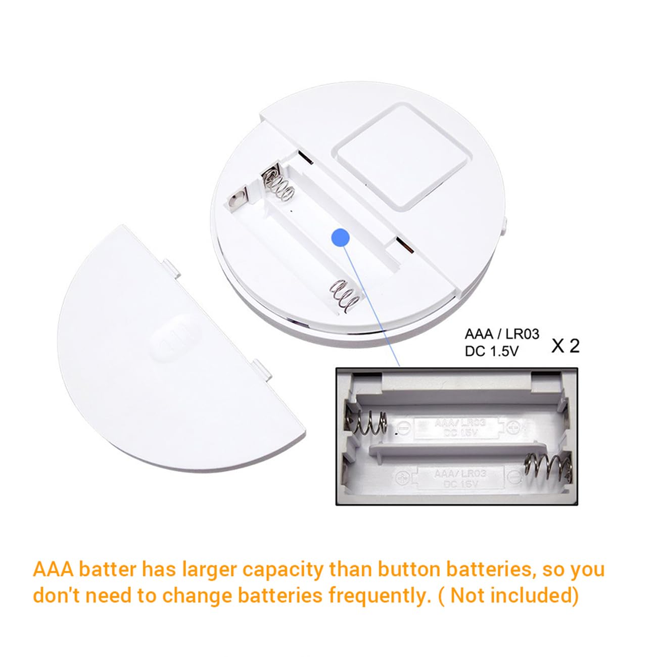 EVA LOGIK Modern Ultra-Thin Window Alarm with Loud 120dB Sound and Vibration Sensors Compatible with Virtually Any Window, Glass Break Alarm Perfect