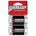 Eveready Super Heavy Duty D Batteries 2 ea (Pack of 3)