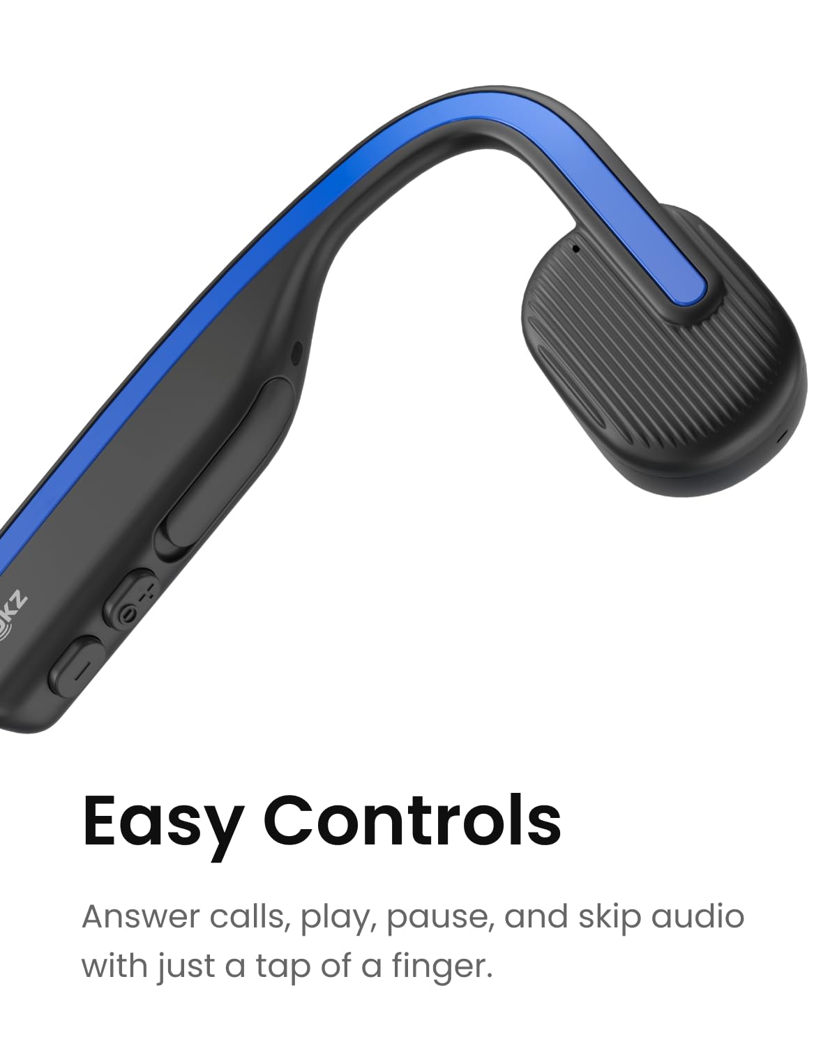 SHOKZ (AfterShokz OpenMove - Open-Ear Bluetooth Sport Headphones - Bone Conduction Wireless Earphones - Sweatproof for Running and Workouts,