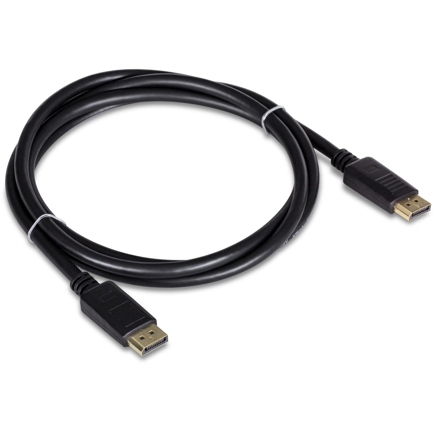 TRENDnet 6 Foot DisplayPort 1.2 Cable, 2-Pack, Includes 2 x DisplayPort 1.2 Cables, Supports up to 2560 x 1440 @ 144Hz, Black, TK-DP06/2