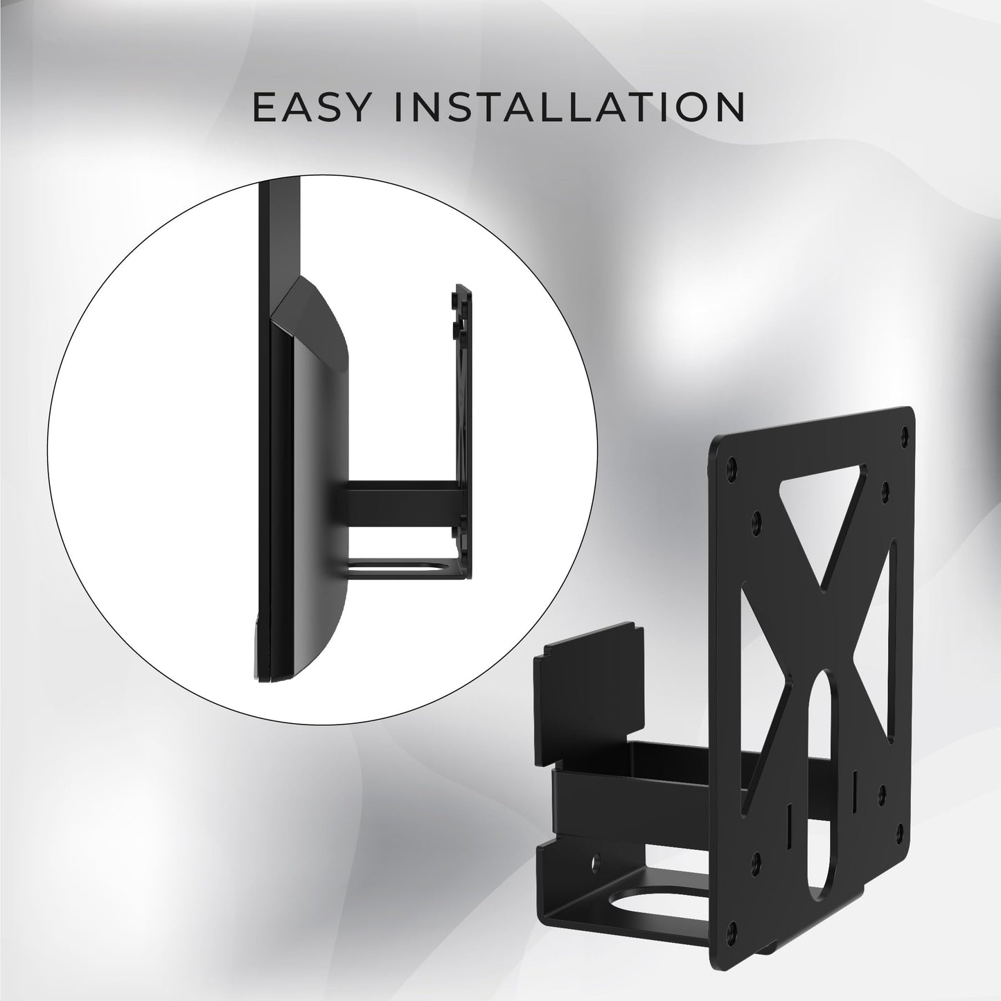 HumanCentric VESA Mount Compatible with HP M24h, M27h, 524sh, 524da and 527sh Monitors, M-Series Models Only, Bracket Mounts Monitor to Stand, Arm