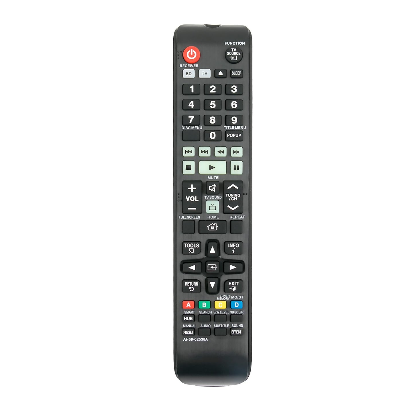 AH59-02538A Replace Remote Control fit for Samsung HT-F5500 HT-F5500K HT-F5500W HT-F5502K HT-F5530 HT-F5530HK HT-F5530K HT-F5550 HT-F5550HK HT-F6530