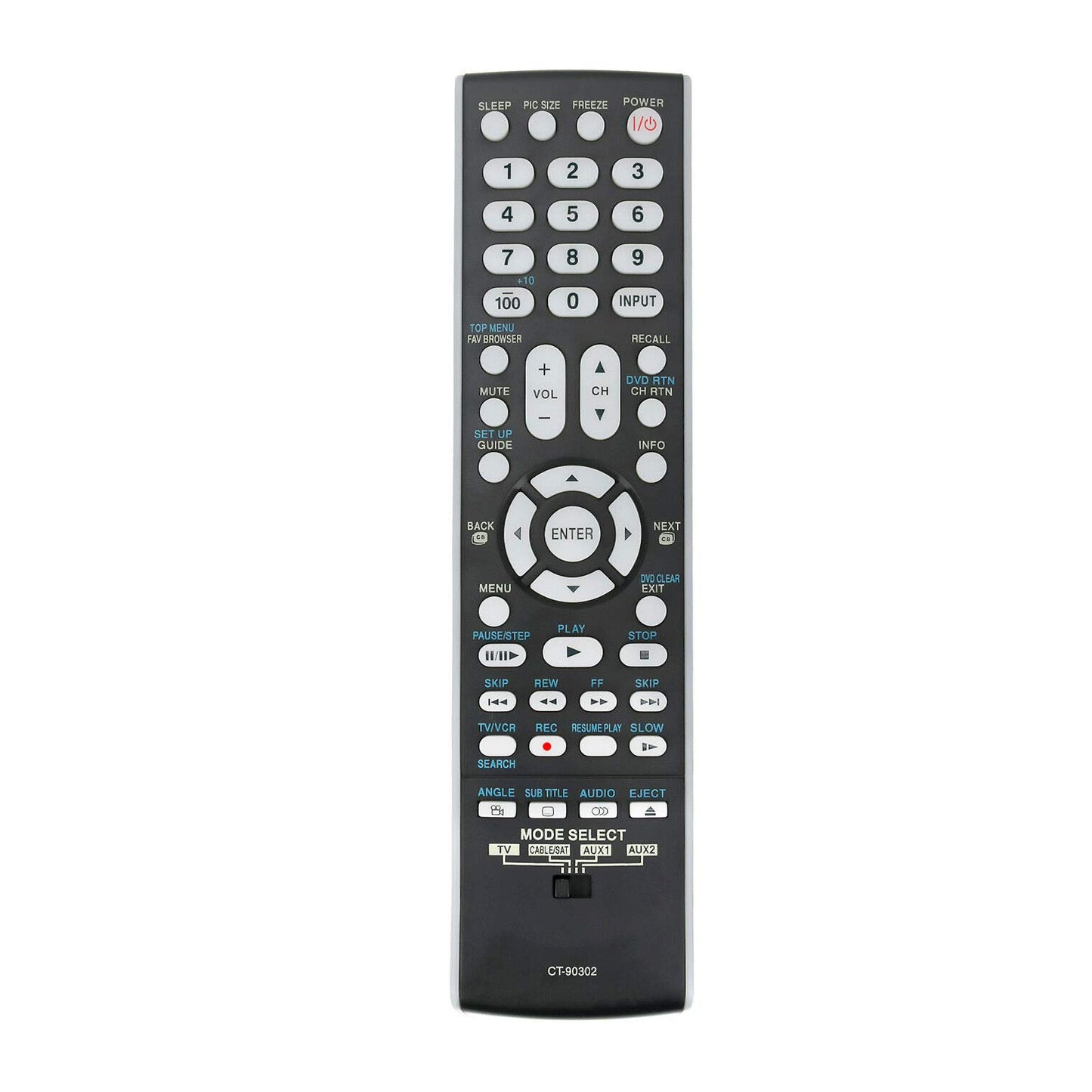 New CT-90302 Remote Compatible for Toshiba CT-90275 LCD HDTV 46RV525 37AV52 26AV52 37CV510