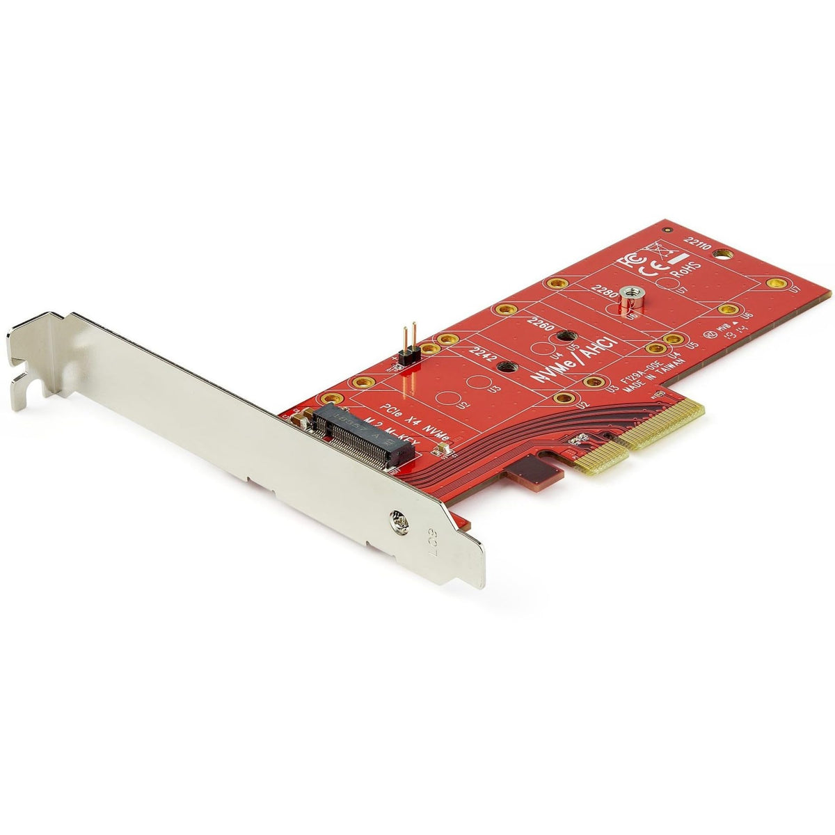 StarTech M.2 PCIe SSD Adapter, x4 PCIe 3.0 NVMe/AHCI, M-Key/NGFF (PEX4M2E1)