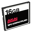 AKAI 16GB CompactFlash CF Memory Card for MPC 500, MPC 1000, and More, Compact Flash Card for Keyboards and Recording Devices - 16 GB