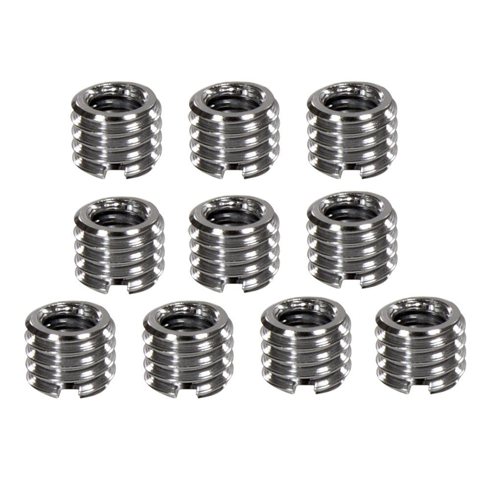 Foto&Tech Metal 1/4 inch to 3/8 inch Tripod Thread Adapter, Easy Mount Convert Screw Adapter for Tripod Monopod Ballhead, Reducer Bushing for Camera