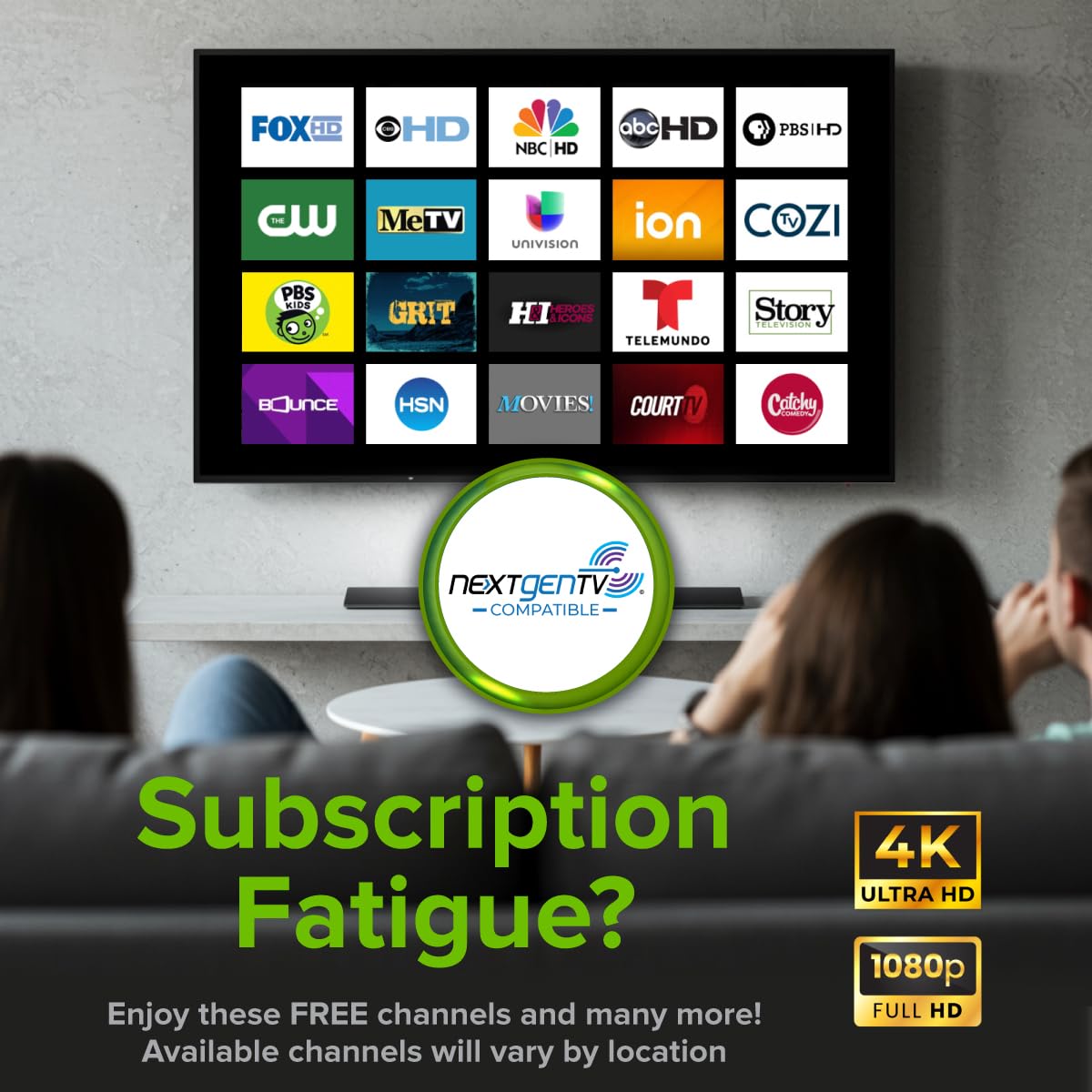 Mohu Leaf 50 Original Paper-Thin Indoor TV Antenna