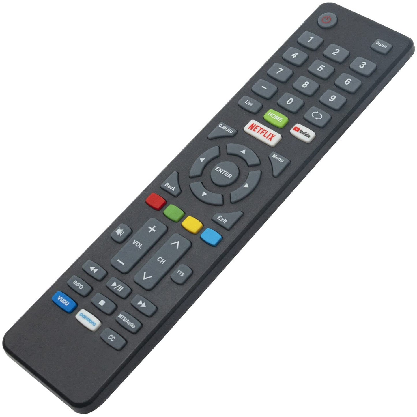Replaced Remote Control Compatible with Element LCD LED TV E4SW5518 E4SFT5517 E4SFT5017