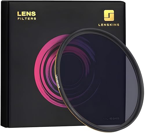 LENSKINS 67mm ND64 Filter, 6 Stop Neutral Density Filter for Camera Lenses, 16-Layer Multi-Resistant Coated, German Optics Glass, Weather-Seal ND