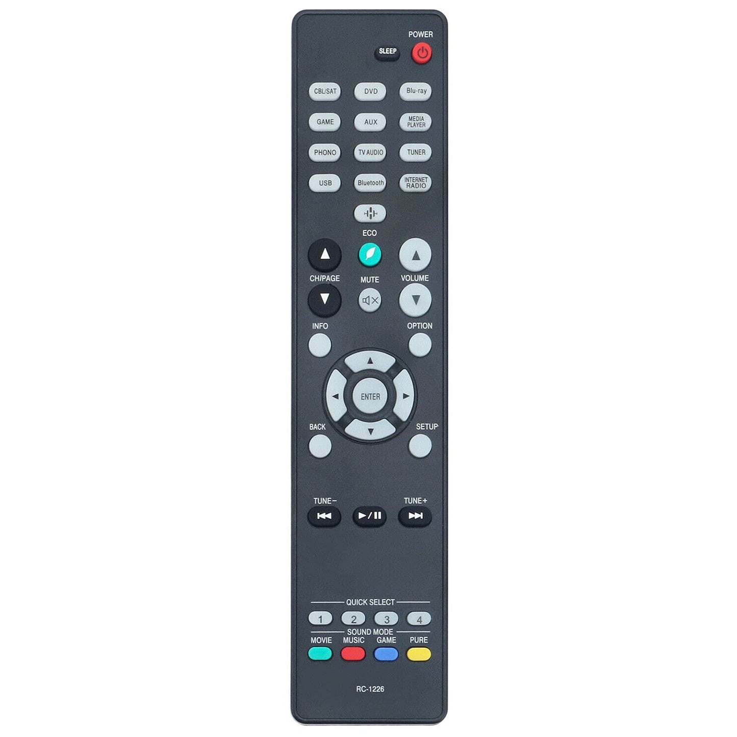 RC024SR Replace Remote Control for Marantz AV Receiver NR1607 SR5009 SR6010 SR6009