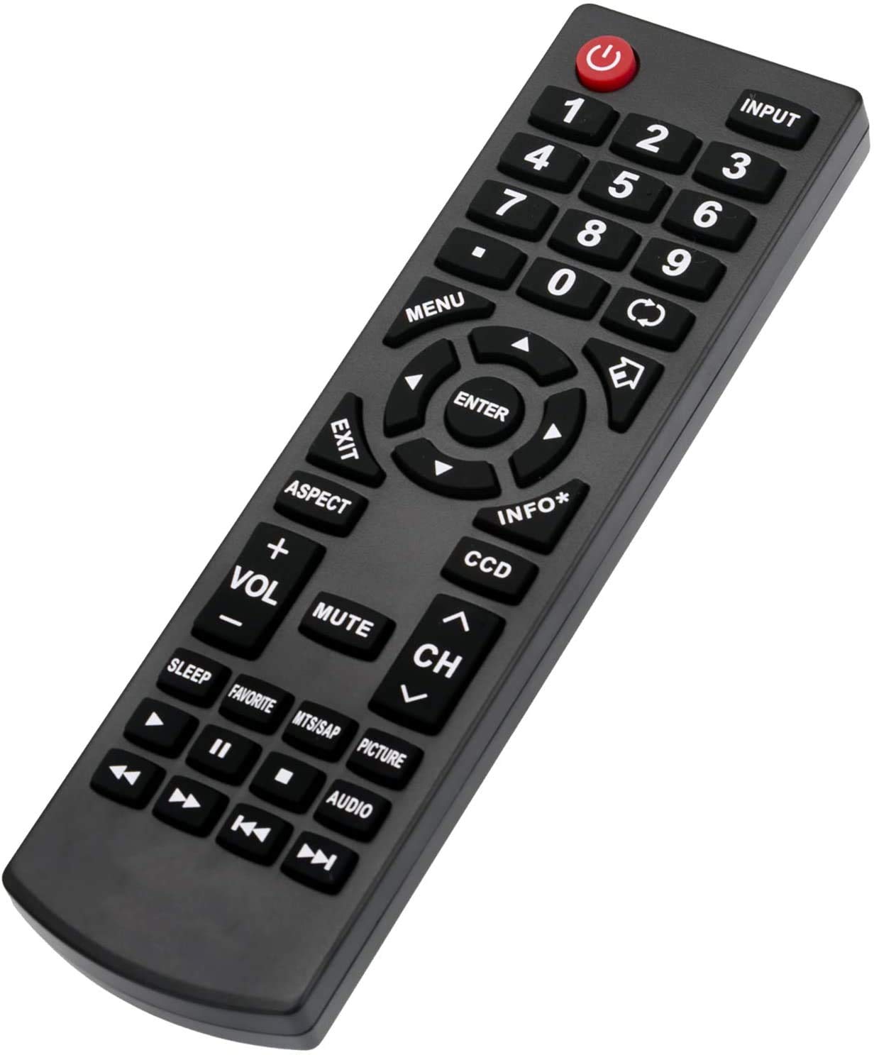 Universal Remote for All Insignia LED LCD HDTV TVs, Compatible with Insignia Remote NSRC02A12 NSRC03A13 NSRC4NA14 NSRC4NA16 NSRC4NA18 NSZRC101 RC8010A