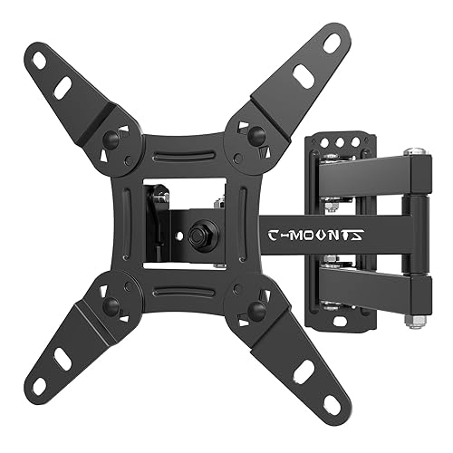 Full Motion TV Wall Mount with Swivel,Extension and Tilt for Most 13-42 inch LED LCD Flat Screen TVs & Monitors, Holds up to 44 lbs,Max VESA 200x200mm
