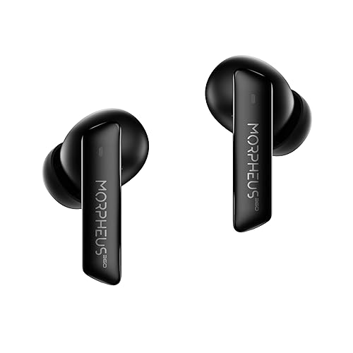Morpheus 360 Pulse ANC Hybrid Wireless Earbuds, Twice Picks CES 2024 Award Audio, Bluetooth 5.3, Hi-Res 96kHz/24-bit, 10mm Graphene Drivers, 40H…