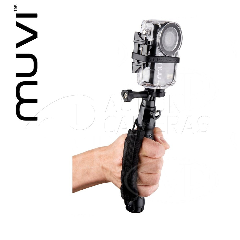 Veho Muvi Palm Strap Mount for Snowboarding/Skydiving/Surfing/Scuba/Action Sports for Muvi KX-Series | Muvi K-Series | Muvi HD | Muvi Micro - Black