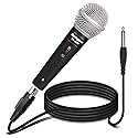 Berlingtone Dynamic Vocal Microphone - Metal Casing, Microphone for Singing, Speaking, Wired, 25ft XLR Cabel, Cardioid, with ON/Off Switch