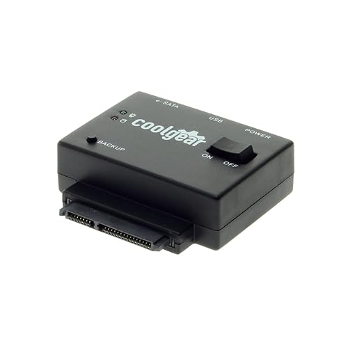 Coolgear USB 2.0 and eSATA Adapter for SATA I and SATA II Hard Drives