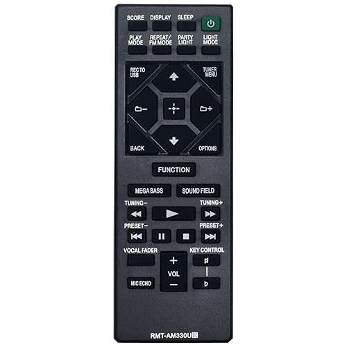 New RMT-AM330U Replace Remote Control for Sony Audio MHC-M20 MHC-V21 MHC-V50 MHC-V50 MHC-V71