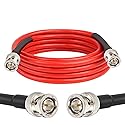 XRDS-RF 12G SDI Cable 10FT, 3G/6G/12G 75ohm RG6 BNC Cable Supports HD-SDI/3G/6G-SDI/4K for Video Security Camera Converter