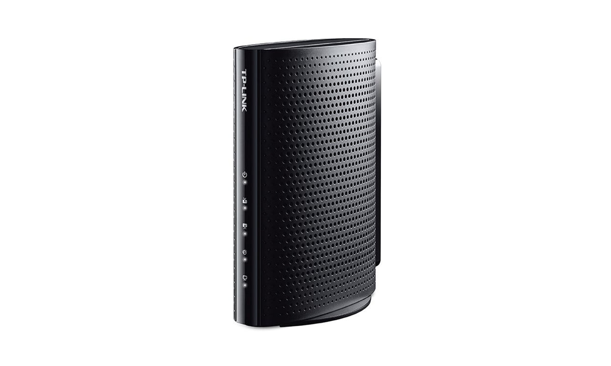 TP-Link TC-7610 DOCSIS 3.0 (8x4) Cable Modem. Max Download Speeds Up to 343Mbps. Certified for Comcast XFINITY, Spectrum, Cox, and More. Separate