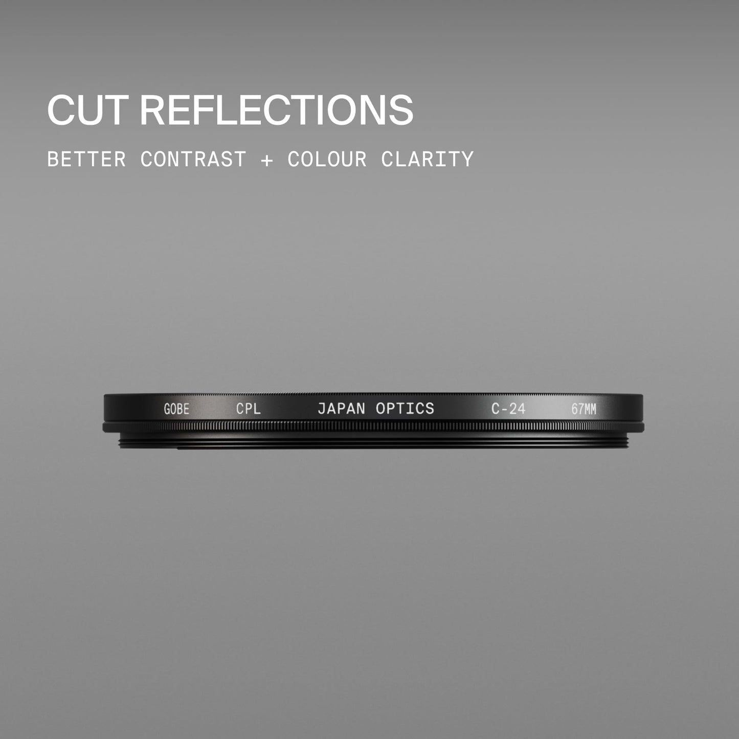 Gobe 55mm Circular Polarizing (CPL) Lens Filter