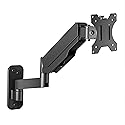 UPGRAVITY Monitor Wall Mount for 17-32 inch Flat/Curved Screen, Computer Monitor Wall Mount Arm Holds up to 17.6lbs, Tilt, VESA 75x75/100x100 mm