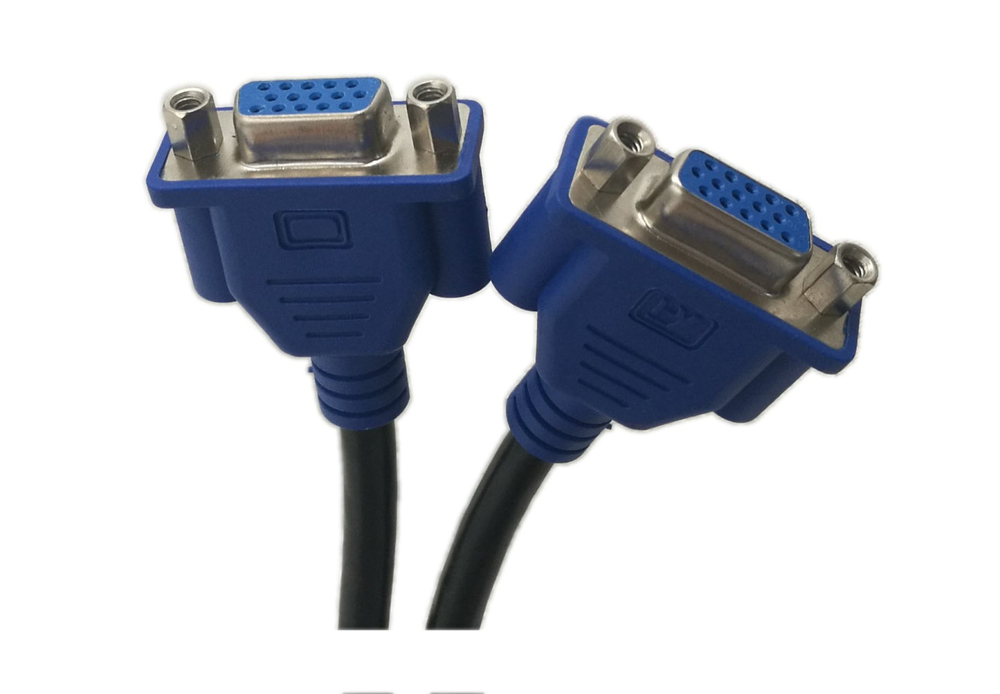 zdyCGTime DMS-59 59-Pin Male to Dual VGA Female Y Splitter Video Card Adapter Cable for Matrox Molex ATI Nvidia Lenovo Hp Dell Computer-10inch