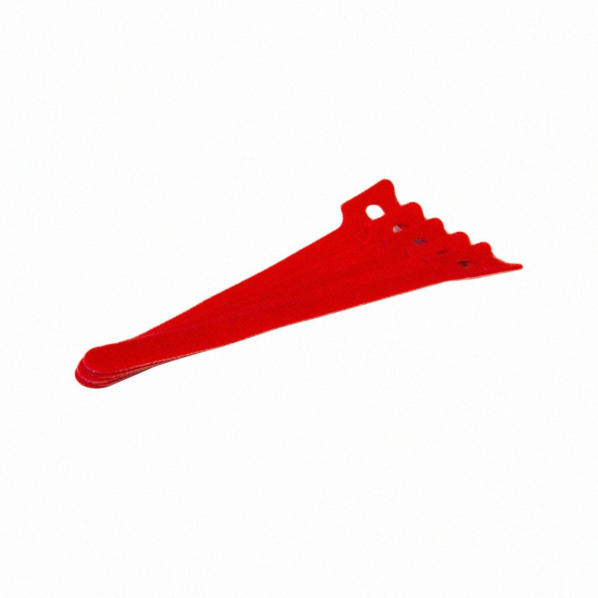 NavePoint 6 Inch Hook and Loop Reusable Strap Cable Cord Wire Ties 25 Pack Red