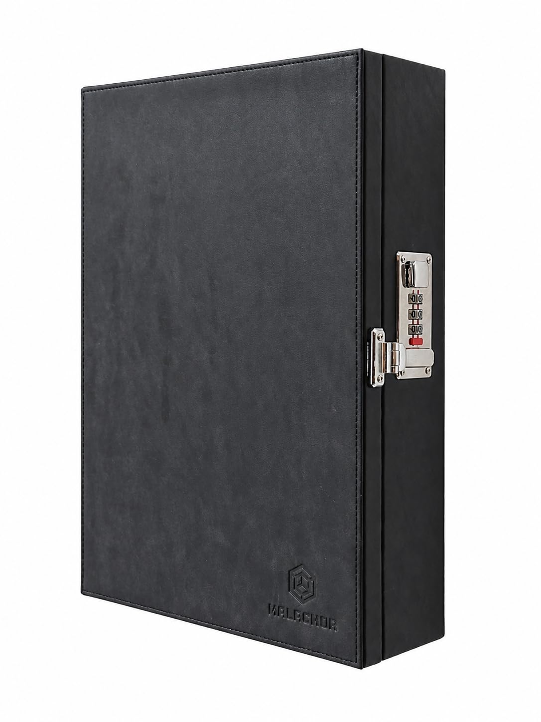 Faraday Key Box with Combination Lock (Black) - Wall Mounted Signal Blocking Box for Car Keys, RFID Cards & Fobs - Holds 6 Keys + 2 Card Sleeves From