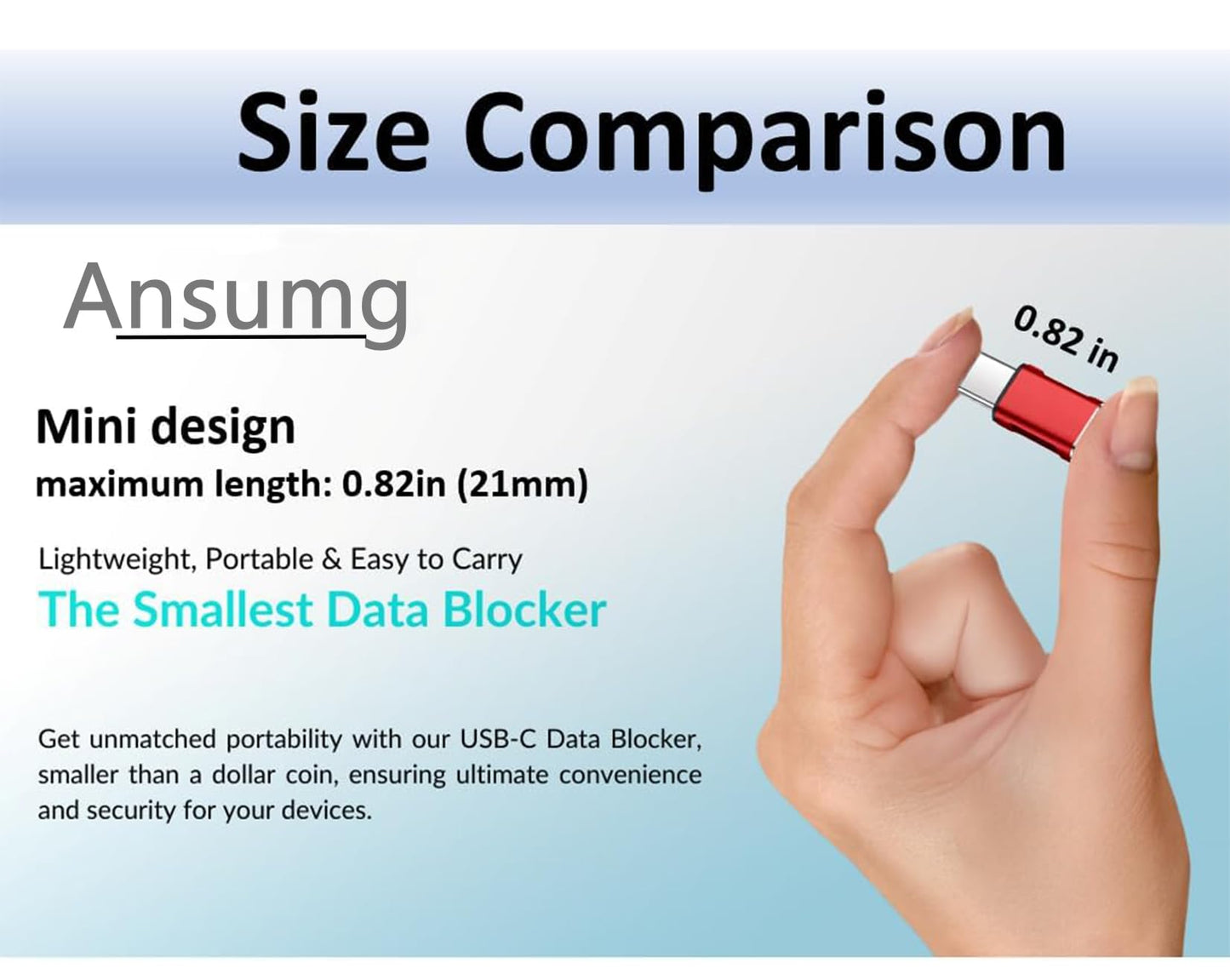 Data Blocker, 4-in-1 Universal USB Data Blocker, Protection from Illegal Downloading, Hacking Proof 100% Guaranteed, for iPhone 15 and Any USB Device