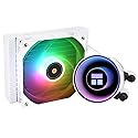 Thermalright Frozen Notte 120 ARGB White CPU Water Cooler, CPU Water Cooling System, ARGB Cold Head,Suitable for AMD:AM4/AM5,Intel LGA