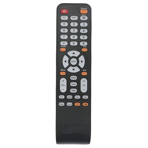 - Remote Control Compatible with Sceptre LED TV E243WV-FHD E243PVFHD X322BV-HD+ E243BV-FHD