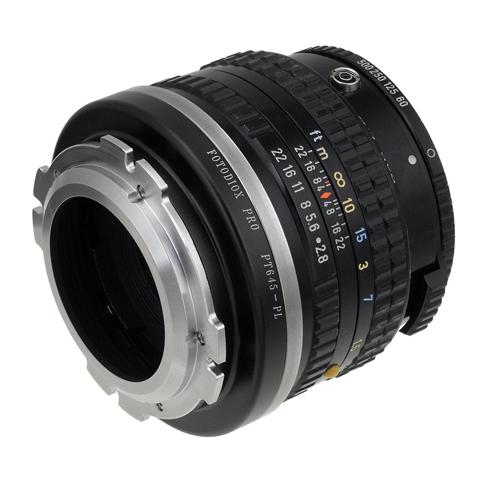 Fotodiox Pro Lens Mount Adapter - Pentax 645 (P645) Lens to Arri PL (Positive Lock) Mount Camera Bodies