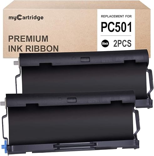 myCartridge 2 Pack PC501 Compatible with Brother Fax Cartridge for use in Brother FAX 575 Fax Printers