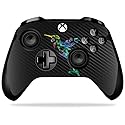 MightySkins Carbon Fiber Skin for Microsoft Xbox One X Controller - Strange Smoke | Protective, Durable Textured Carbon Fiber Finish | Easy to Apply
