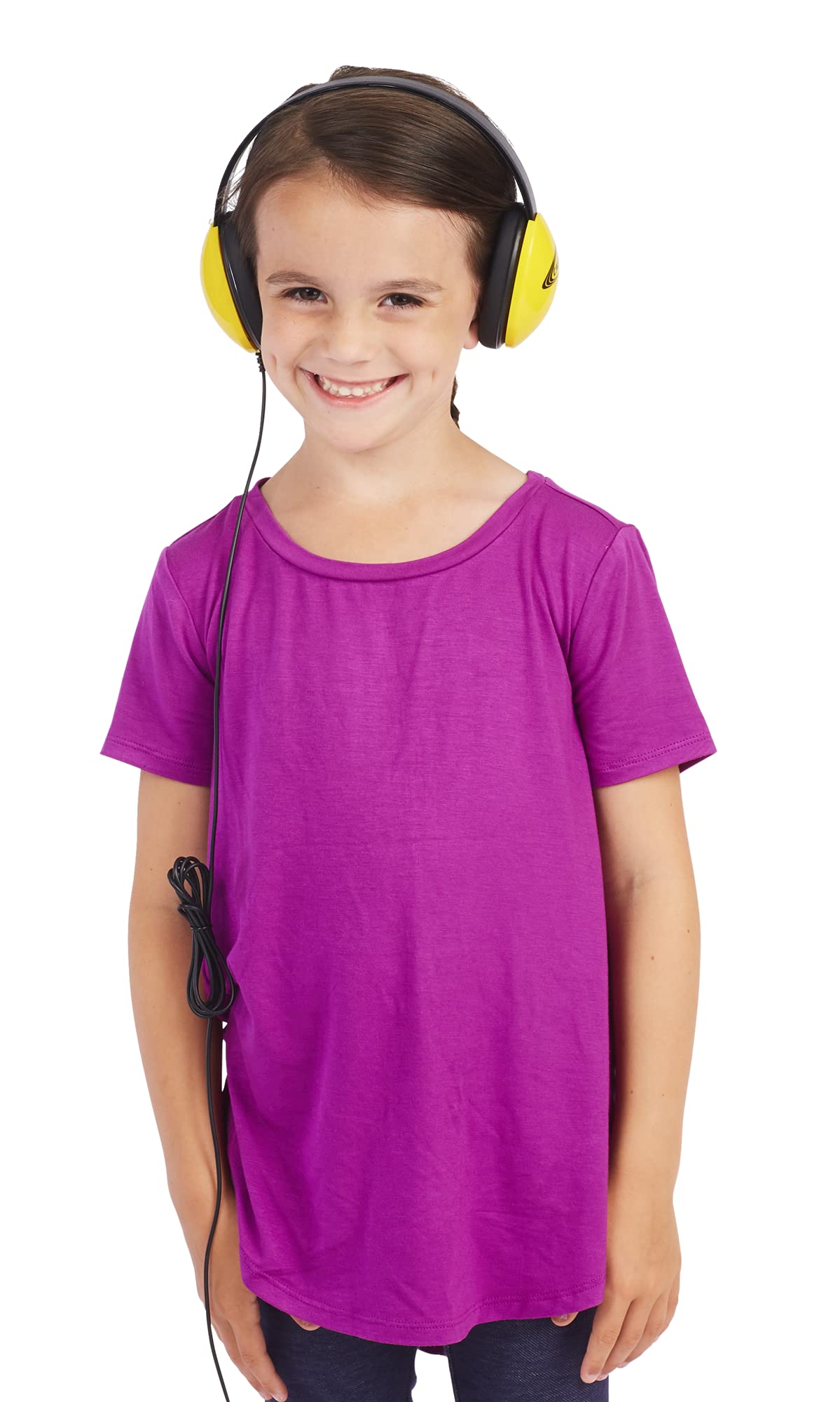Califone 2800-YL Listening First Stereo Headphones, Yellow