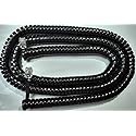Black 25 Ft Long Handset Cord Compatible with Vtech or Uniden Corded Phone ErisTerminal CM18245 CM18247 VSP725 VSP726 CD1153 CS6949 1100BK 1260BK