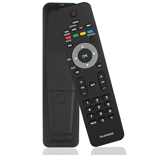 Replacement Remote Control for Philips TV 42PFL3603D/27 55PFL5706/F7 47PFL3603D 47MF439B 52MF438B